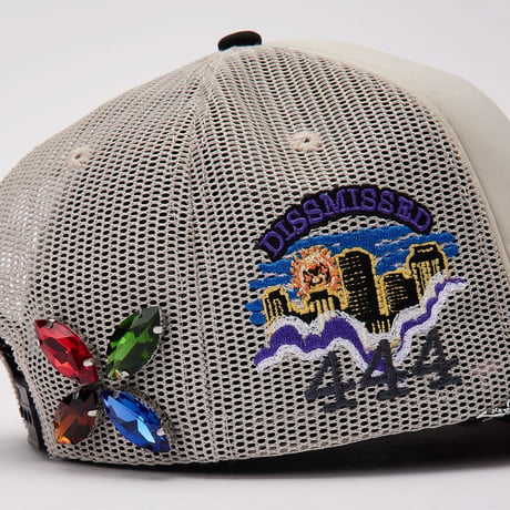 TOXICITY X DSMSD/ TROUBLE IN PARADISE TRUCKER HAT (CREAM)