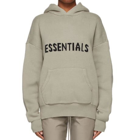 FOG Essentials/Knit Hoodie "khaki"