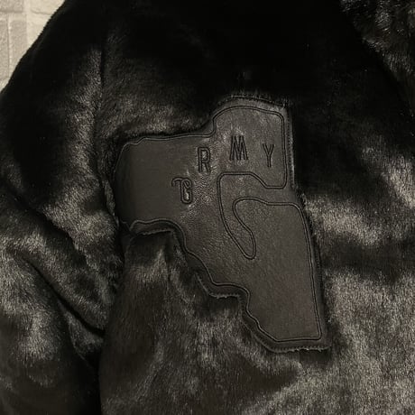 GRMY/FUR BOMBER JACKET (REVERSIBLE)