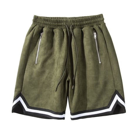Mismatch NYC/SUEDE Shorts ARMY GREEN