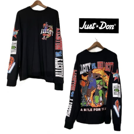 ALL CITY by Just Don / Hells city LongSleeve Tshirt