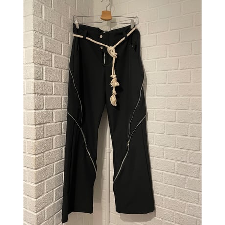 Mismatch NYC/ Rope Wide Zip Pants