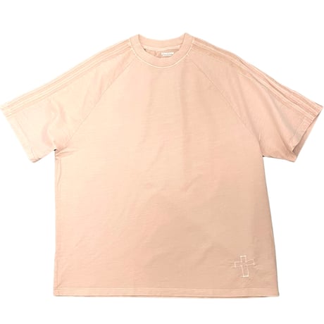 Mismatch NYC/Washed cross Tee  "BLACK&PINK" (SET UP)