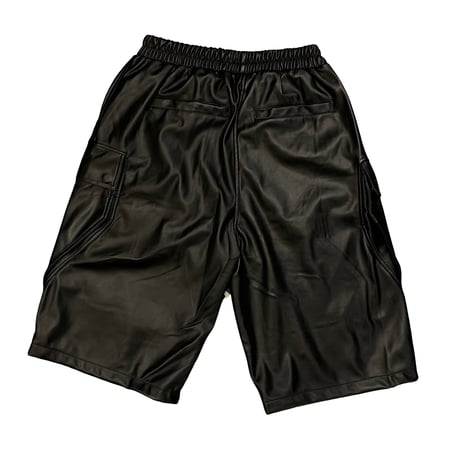Mismatch NYC/Leather Zip Shorts