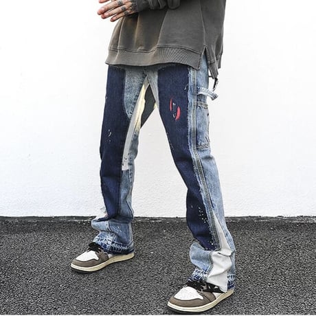 WOSS.official/Buggy  denim pants　"Blue "