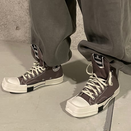 CONVERSE × Rick Owens/TURBODRK Hight Cut SNEAKER