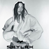 SKYLRK / Zip Hoodie "Hailey GRAY"