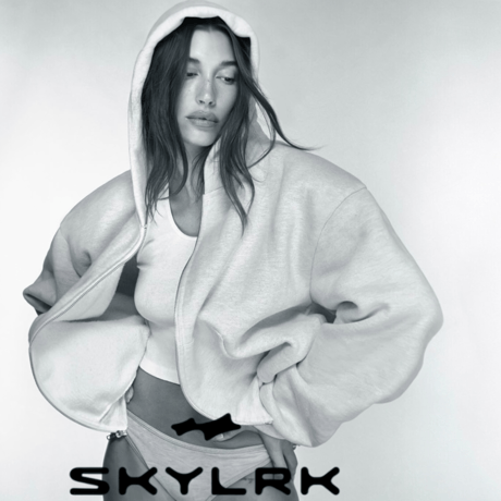 SKYLRK / Zip Hoodie "Hailey GRAY"