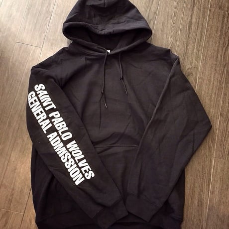 Saint Pablo Tour/official hoodie フーディー　ブラック