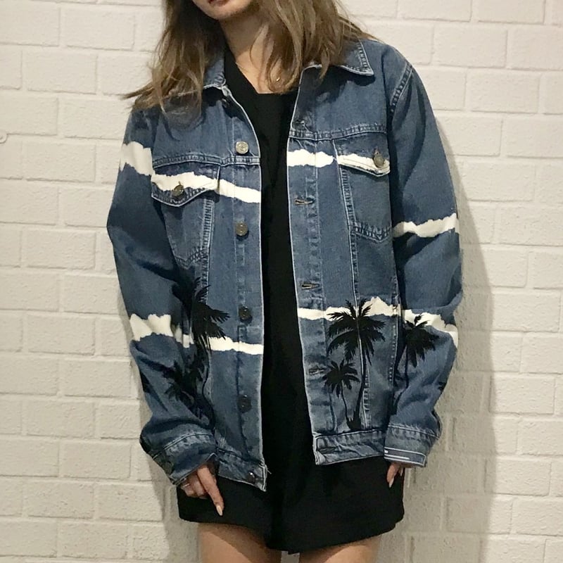 BOOHOO × MIGOS/Parm Tree denim jacket | BINGOST...