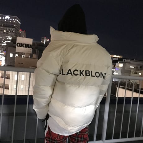BLACK BLOND/BB SMILE Down Jacket  CREAM