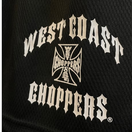 West Coast Choppers/ Logo Mesh Shorts"BLACK"
