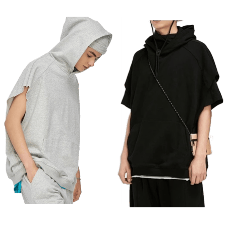 WOSS.official/Oversize CUT OFF hoodie