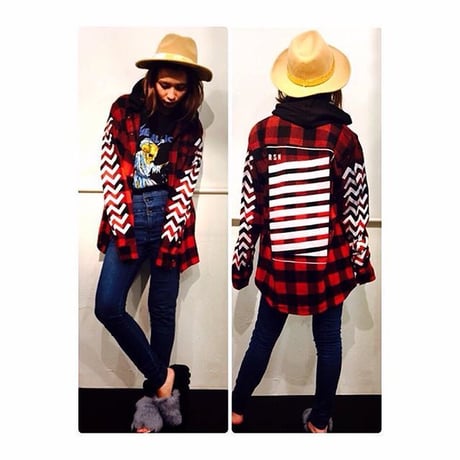 Reason Clothing Newyork/チェックシャツ