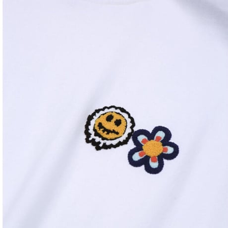 MISTERCHILD/SMILE Double LOGO Tshirts "WHITE"