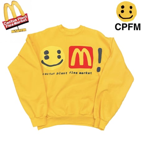 CPFM ×  McDonald's / icons! Crewneck YELLOW