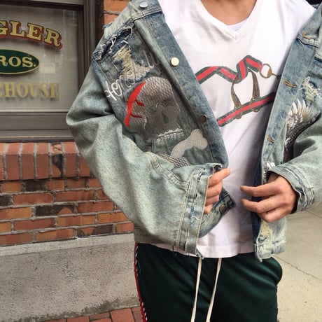 Reves Paris × Arctic Premium /”REIGN” denim Jacket