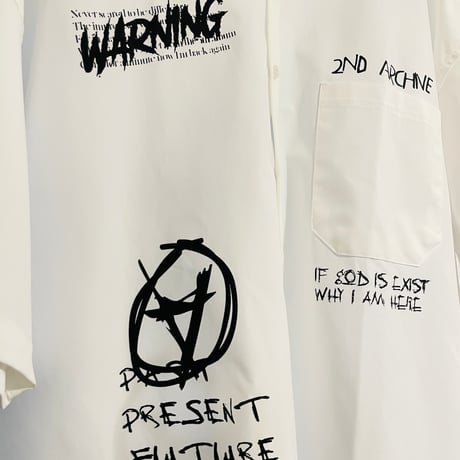 2nd archive/ Graffiti Oversize Shirts