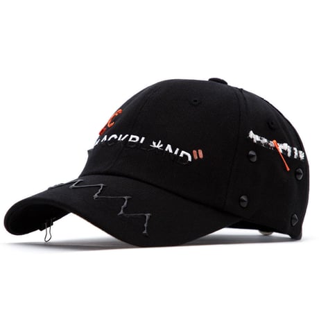 BLACK BLOND/Smile halloween CUSTOM CAP