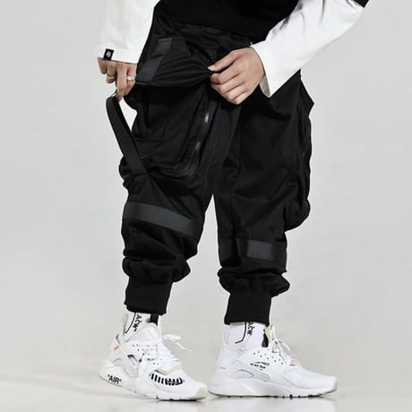 WOSS.official/Belt Cargo Pants BLACK