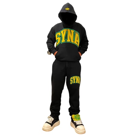 SYNA WORLD / Logo college Sweat Pants  (SET UP)