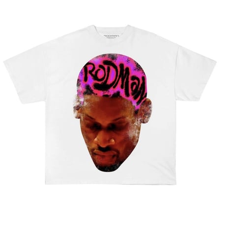 RODMAN official brand/Head Pink Tshirts