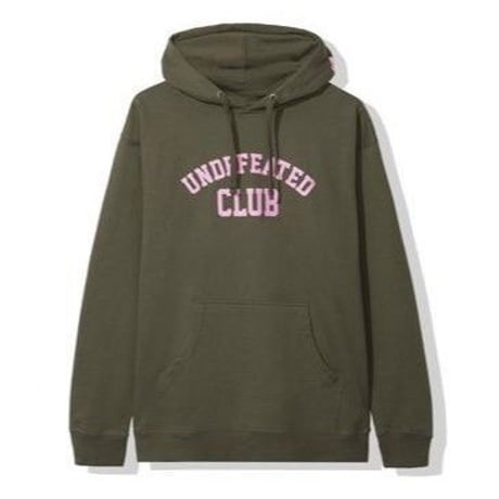 Anti Social Social Club ×UNDEFEATED /LOGO Hoodie　 ARMY GREEN