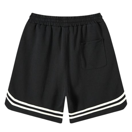 Mismatch NYC/Appliqué basketball Shorts BLACK