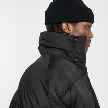 COLLUSION Studios /Short Puffer Jacket BLACK