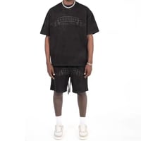 WOSS.official/Suede Set UP(shirts ＋ shorts)  BLACK