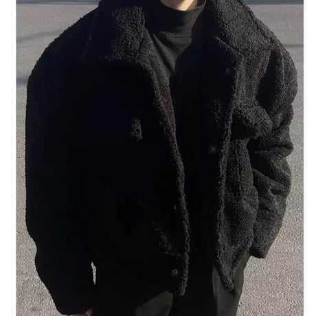 Mismatch NYC/ Short BOA JACKET  BLACK