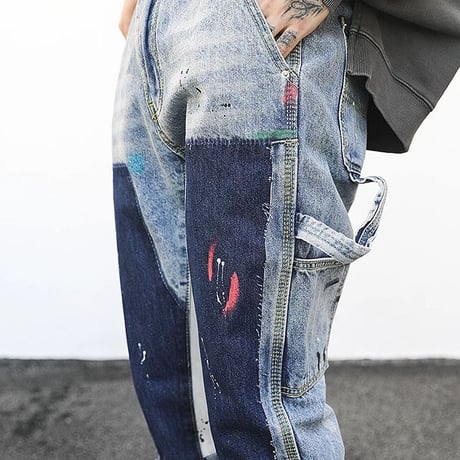 WOSS.official/Buggy  denim pants　"Blue "