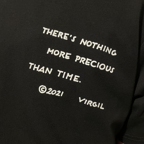 MIRACLES/ VIRGIL ABLOH "TIME" Tee  BLACK