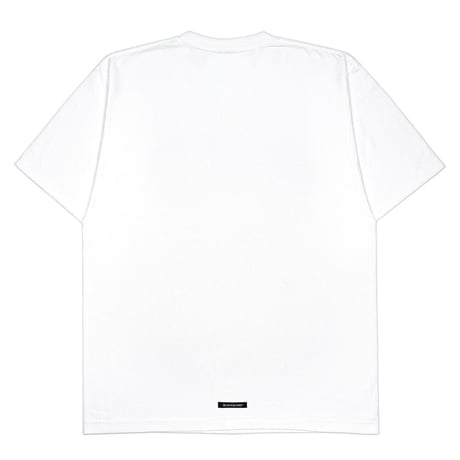 BLACK BLOND/Disorder Patch  Tee " WHITE"