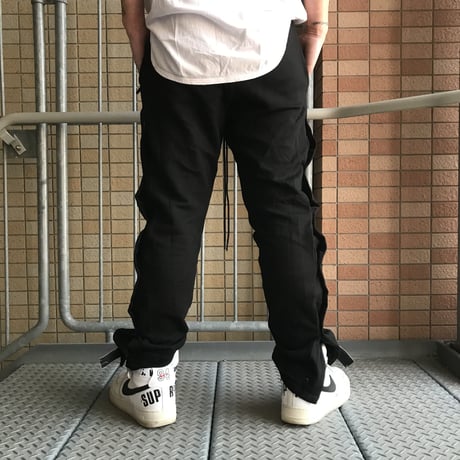 URKOOL/Sports sweat  PantsーBlack