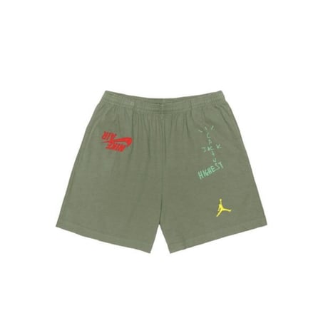 Nike × Travis Scott /Cactus Jack JORDAN Shorts "OLIVE"