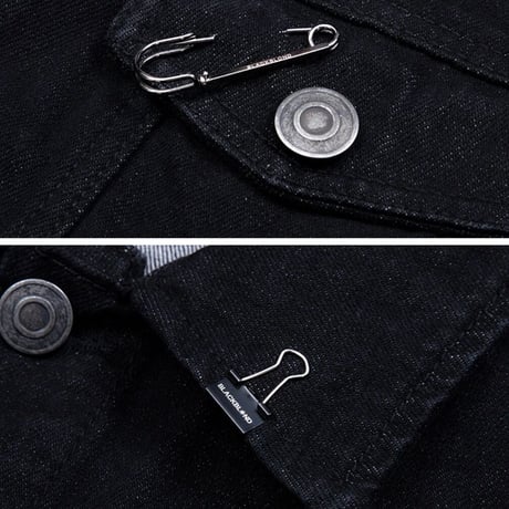 BLACK BLOND/DISORDER  DENIM JACKET
