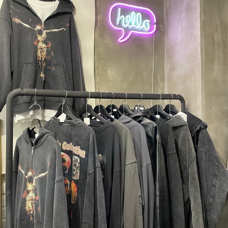 Mismatch NYC/Cross Zip Up hoodie