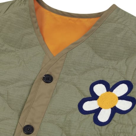 MISTER CHILD/Flower Quilted  Jacket "KHAKI"