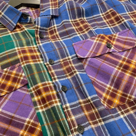 Mismatch NYC/Crazy Pattern Short Shirts