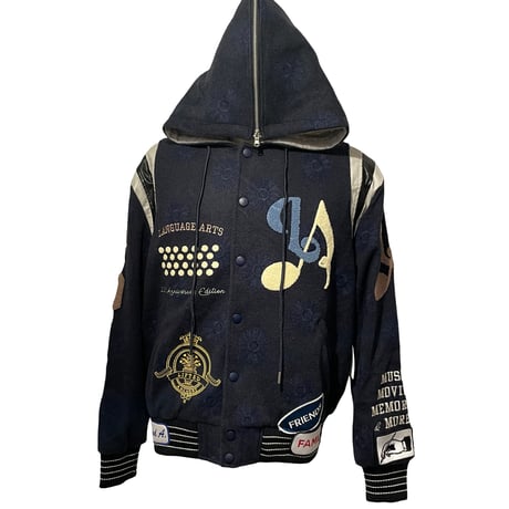 LIFTED ANCHORS/Letter Man 2way flight Jacket