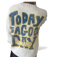 3.14π / today is a goodday Waffle knit "Cream"