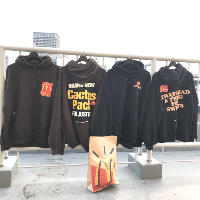 cuctus jack マクドナルド　トラビススコット　コラボ　ロンT L TRAVIS SCOTT MCDONALD'S Cuctus Jack トラビス スコット