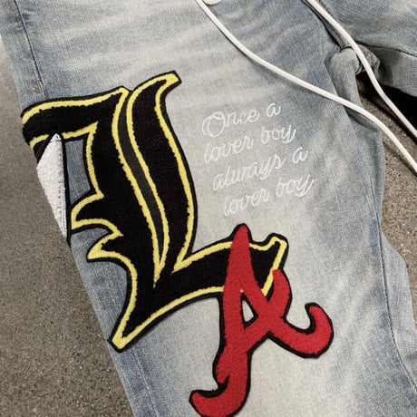 LIFTED UNCHORS/PUFF Print DENIM