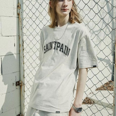 SAINT PAIN/Lord Arch  LOGO Tee OATMEAL