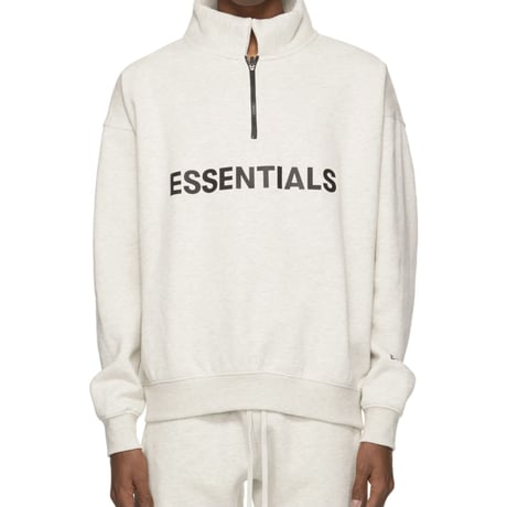 FOG Essentials/HALF ZIP pullover "OFF WHITE"