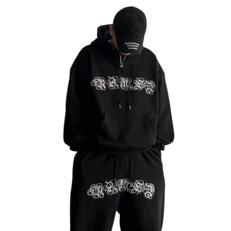 SUBLIMATION/ Embroid Oversize Hoodie (SET UP)