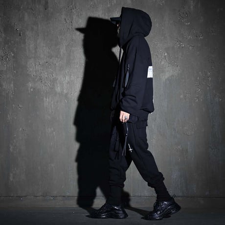 By The R/ Cross Paint Cotton Hoodie (SET UP)