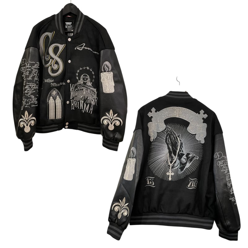 ジャケット・アウター mismatch new york Mismatch NYC/ Pray Wool Varsity Jacket | BINGOS