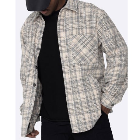 EPTM/Tweed Heavy Flannel shirt "CREAM"